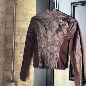 brown fashion jacket